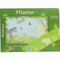 Kinderpflaster Wildtiere Briefchen 10 st Pflaster