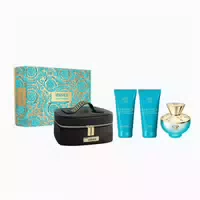 Versace Dylan Torquoise Eau De Toilette Spray 100ml Set 4 Artikel 0,1 l
