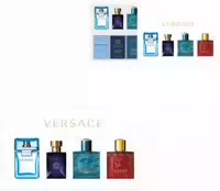 Versace Men Miniature Set = 4x5ml Eau Fraiche Dylan Blue Eros Edt Eros Flame