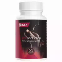 Red Seduction | Speziell für Männer | mit Ausgewählten Pflanzenextrakten | 20 Kapseln