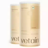 Vetain Proteinpulver Vegan Neutral 23g Eiweiß Pro Portion ohne Zuckerzusatz 100% Bio