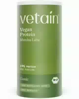Vetain Bio Veganes Proteinpulver Matcha Latte 20g Eiweiß Pro Portion Ohne Süßungsmittel