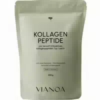 Vianoa Kollagen Peptide Verisol B Rind, Typ I & Iii, Geschmacksneutrales Pulver mit Dosierlöffel