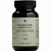 Vianoa Pflanzliches Eisen Curryblatt Extrakt & Vitamin C aus Acerola