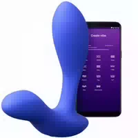 We Vibe We Vibe Vector App Gesteuertes Vibrierendes Prostata Massagegerät Blau