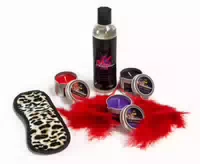 Vibratissimo S m Kerzen Set mit Gleitgel