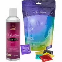Vibratissimo Kondome Color Play Gel Set