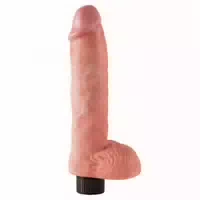 Vibrator „10 Vibrating“ mit Saugfuß | Multispeedvibration | King Cock