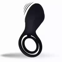 Vibrierender Penisring mit Klitoris Stimulation Harte Erektion Potenzhilfe Lovelyness