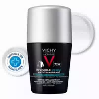 Vichy Homme Deo Roll On 72h Anti Flecken Invisible