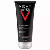 Vichy Homme Hydra Mag C Duschgel 200 Ml Gel