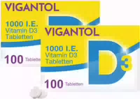 Vigantol 1 000 I E Vitamin D3 2 X 100 Tabletten