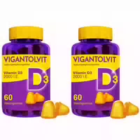 Vigantolvit 2 000 I E Vitamin D3 Doppelpack 2x120 st Weichkapseln
