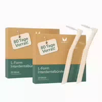 Vigorous Interdentalbürsten l Form Iso 1 0,45 mm | 20 Stück Vorratspack für Bis zu 80 Tage