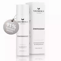 Vigorous Zinkwasser – Gesichtswasser Bekämpft Akne, Pickel & Unreine Haut
