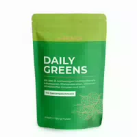 Viktilabs Daily Greens Beerengeschmack: 25 Wirkstoffe aus Pflanzenextrakten & Enzymen