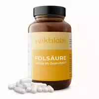 Viktilabs Folsäure Kapseln: mit 400 Μg Bioaktivem l Methylfolat Quatrefolic
