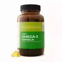 Viktilabs Vegane Omega 3 Kapseln: Hochwertiges Algenöl mit 20% Epa & 40% Dha