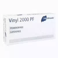 Vinyl 2000 Unters Handschuhe Unsteril Puderf Gr S