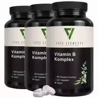 Vita Elements Vitamin B Komplex Tabletten 3er Set