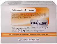 Vitamin A 2500 I E Kapseln 60 Stück