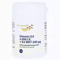 Vitamin D3 K2 2 000 I E 200 Μg Tablette 120 St