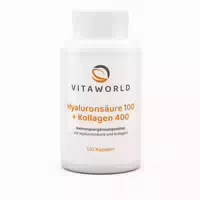 Vitaworld Hyaluronsäure 100 Kollagen 400 120 St