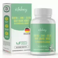 Vitabay D Biotin 10â¯mg Depot Selen 110â¯mcg Zink 10â¯mg Tablet