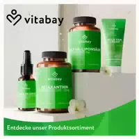 Vitabay Collagen Peptid Pulver Typ 1 3,5,10 Hyaluronsäure, Vitamin C & Biotin