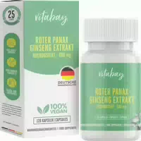 Vitabay Roter Panax Ginseng Extrakt 600mg 120 st