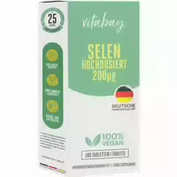 Selen 200 Μg Hochdosiert Vegan Tabletten 180 St