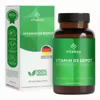 Vitamin D3 Depot 10 000 I E Cholecalciferol Vegetarische Tabletten
