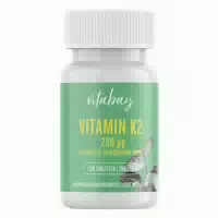 Vitabay Vitamin K2 200 µg Vegan Hochdosiert Tabletten