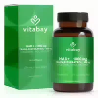 Vitabay Nad 1000 mg Trans Resveratrol 600 mg Liposomal