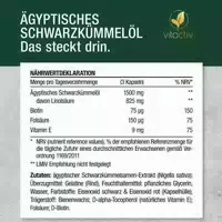 Vitactiv Ägyptisches Schwarzkümmelöl