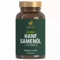 Vitactiv Hanfsamenöl Kapseln Vitamin E