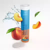 Multivitamin Mineral Pfirsich 20 Brausetabletten