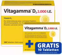 Zinkorot 25 mg 20 Tabletten Gratis Vitagamma D3 2 000 I E 10 Tabletten