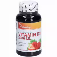 Vitaking Vitamin D3 Mit Erdbeergeschmack 2000 I E
