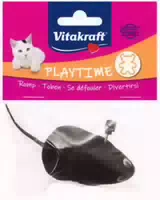 Vitakraft Playtime Spielzeug für Katzen Aufzieh Maus