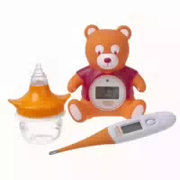 Vital Baby Hygiene Gesundheitsset: Nasensauger, Raumthermometer, Fieberthermometer