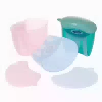 Snackschale mit Deckel für Kinder Unterwegs 3 st