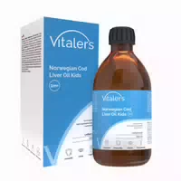 Vitalers Norwegischer Lebertran Junior Omega 3 mit Vitamin E