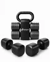 Vitalic 2 in 1 Hantel & Kettlebell Set | Gewichte von 1 Bis 5,5 kg Pro Stück