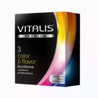 Premium «color & Flavour» Bunte Aromatische Kondome 3 Kondome 3 St