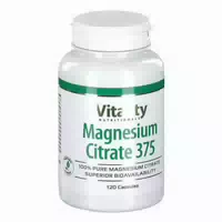 Vitality Nutritionals Magnesiumcitrat 375 Mg Kapseln