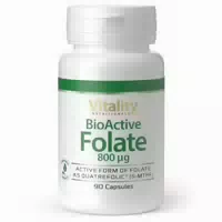 Folsäure 800 Μg Bioaktiv Bioactive Folate Vitality Nutritionals