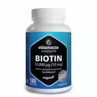 Vitamaze Biotin 10 Mg Hochdosiert 180 St Tabletten