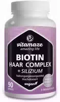 Vitamaze Biotin Haar Vitamine Komplex Hochdosiert Silizium 90