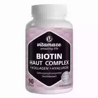 Biotin Haut Komplex Hochdosiert Kollagen Kapseln